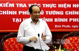 Chính phủ chỉ đạo 5 vấn đề quan tâm ở Bình Phước 